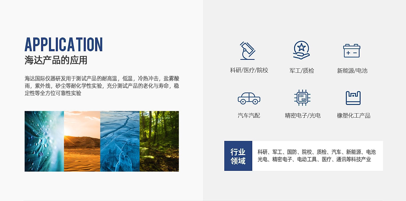 海达产品的应用